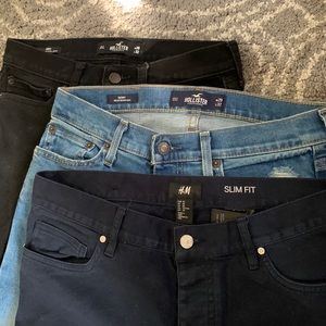 Jeans From Hollister And H&M Size 30